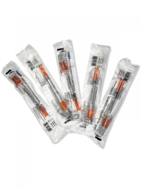 Шприц инсулиновый Медицина U-100 - 0,5 мл х 12,7 мм / 29G